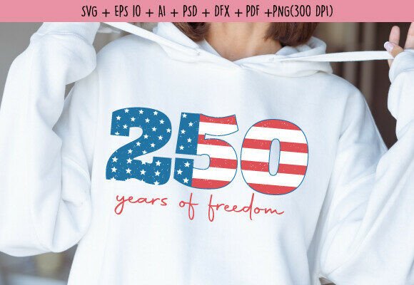 250 Years of Freedom: The Ultimate 4th of July SVG Design