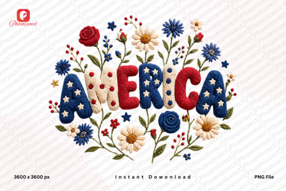 4th of July Wildflower America PNG: A Designer's Guide