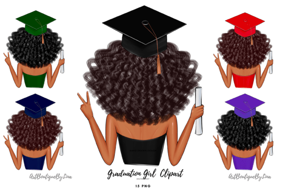 Celebrate Her Achievement: Designing with Graduation PNG Clipart