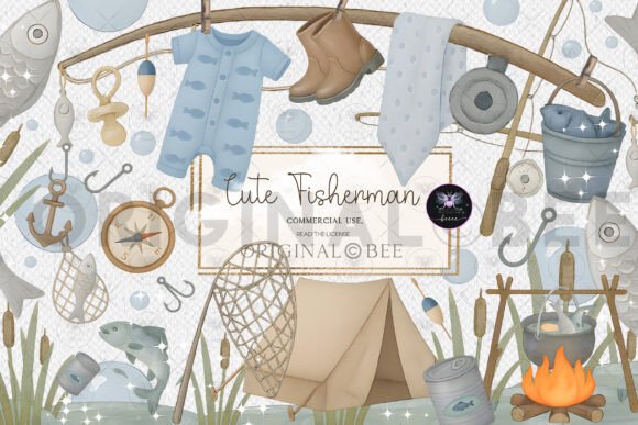 Fishing Baby Cute Fisherman Clipart: A Designer's Guide