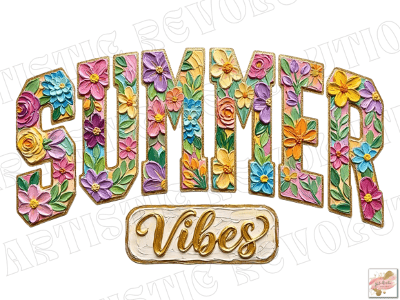 Floral Brushstroke Summer Vibes: Your New Design Essential
