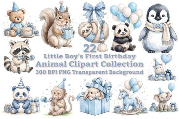 Little Boy First Birthday Animal Clipart: A Designer's Guide