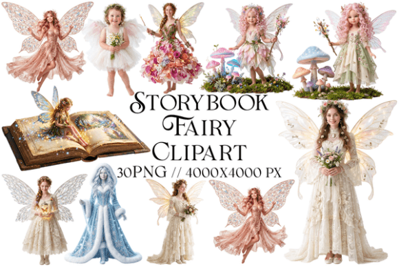 Storybook Fairy Clipart: Designing a Whimsical Brand Identity