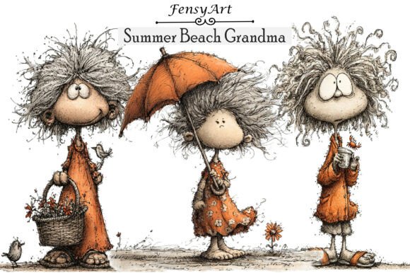 Whimsical Summer Beach Grandma: A Font That Feels Like a Sunny Day