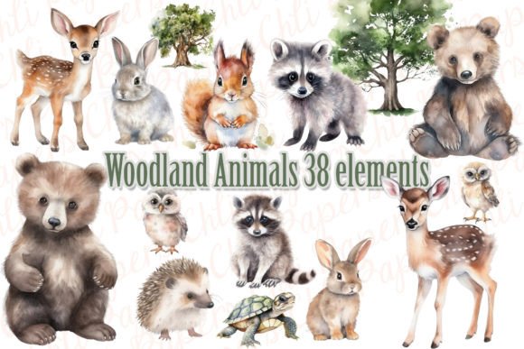 Woodland Animals Watercolor PNG: Unlocking Creative Potential